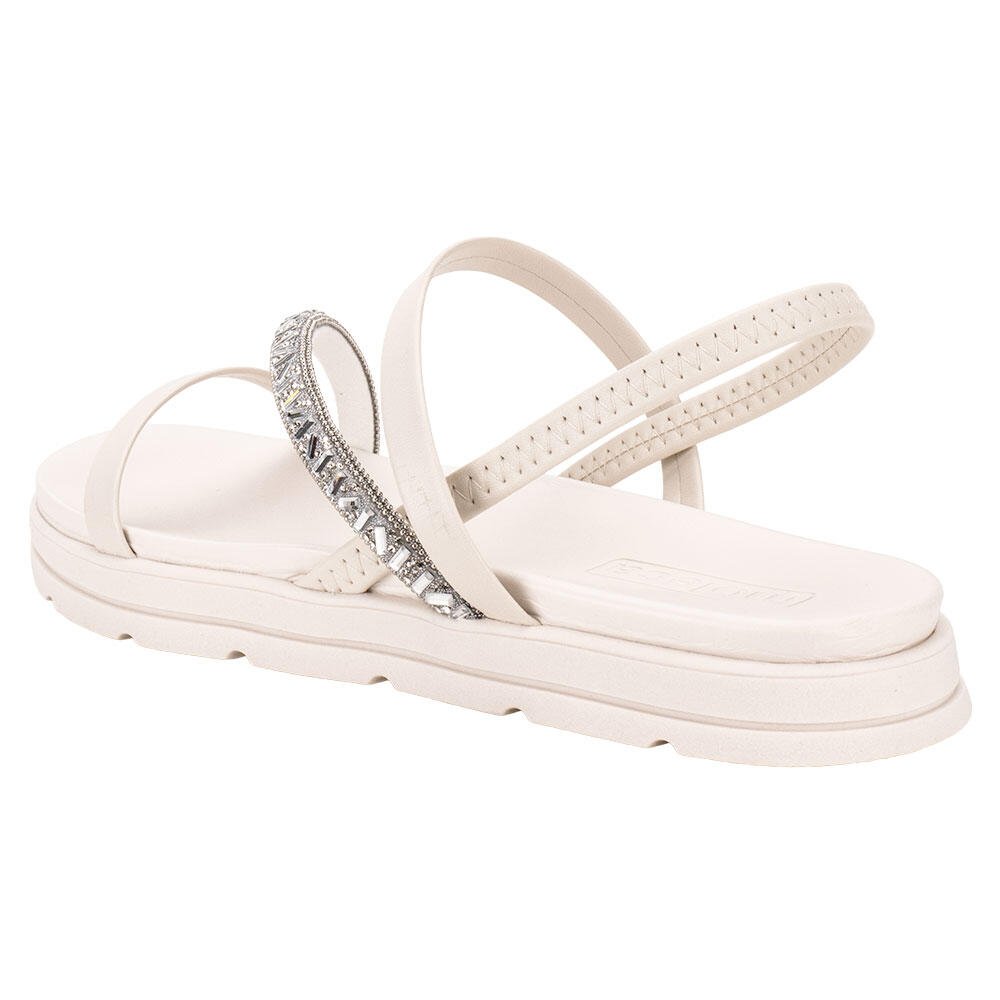 SANDÁLIA FEMININA FLAT MOLECA - 5490104  Branco 3