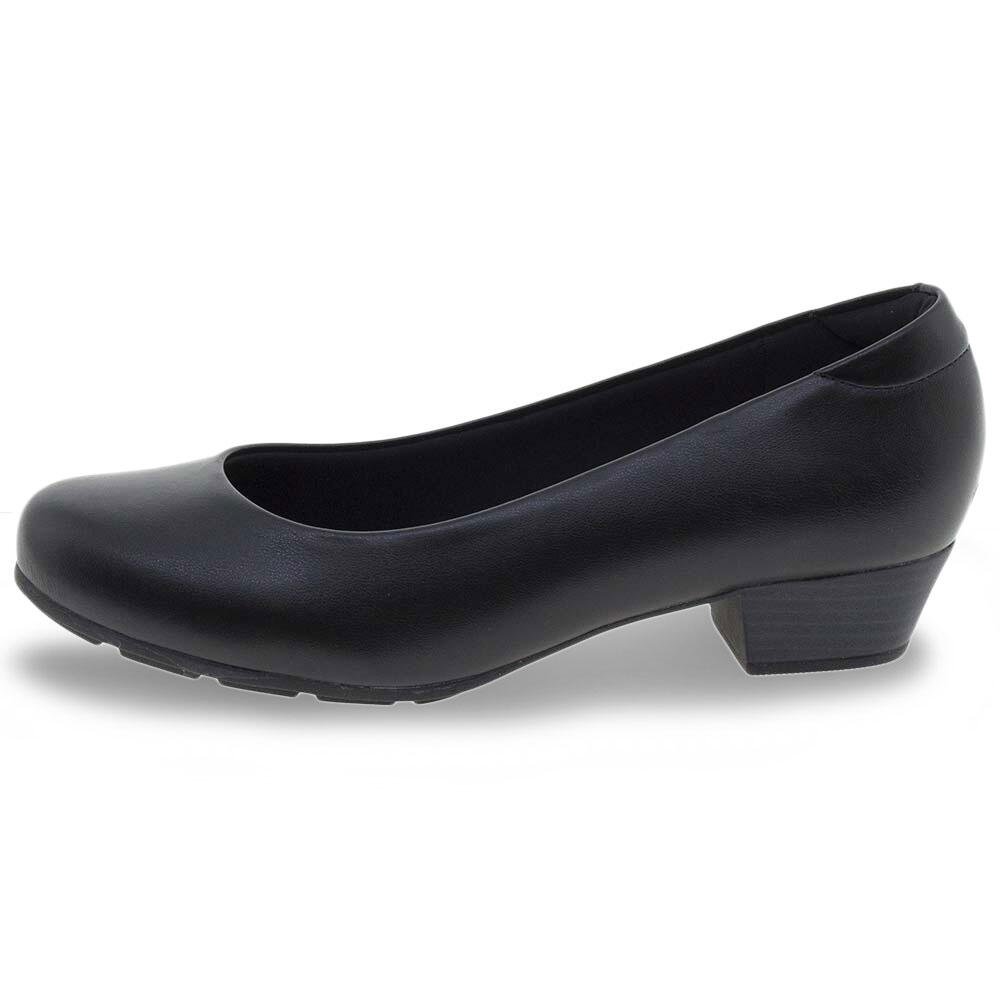 SAPATO FEMININO SALTO BAIXO MODARE - 7032400 Preto 2