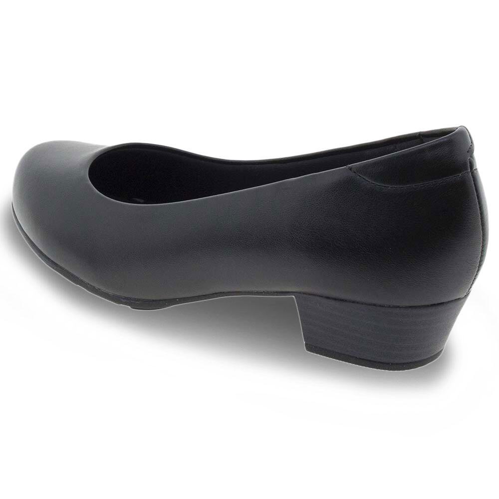 SAPATO FEMININO SALTO BAIXO MODARE - 7032400 Preto 3
