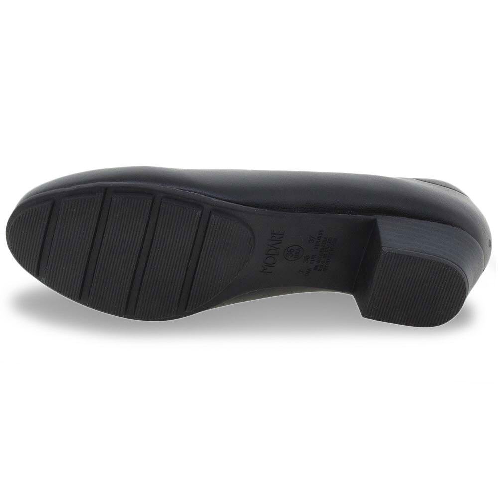 SAPATO FEMININO SALTO BAIXO MODARE - 7032400 Preto 4