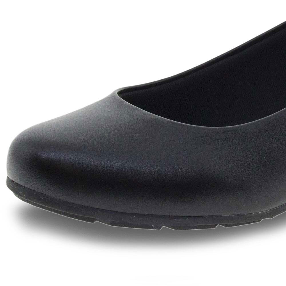 SAPATO FEMININO SALTO BAIXO MODARE - 7032400 Preto 5