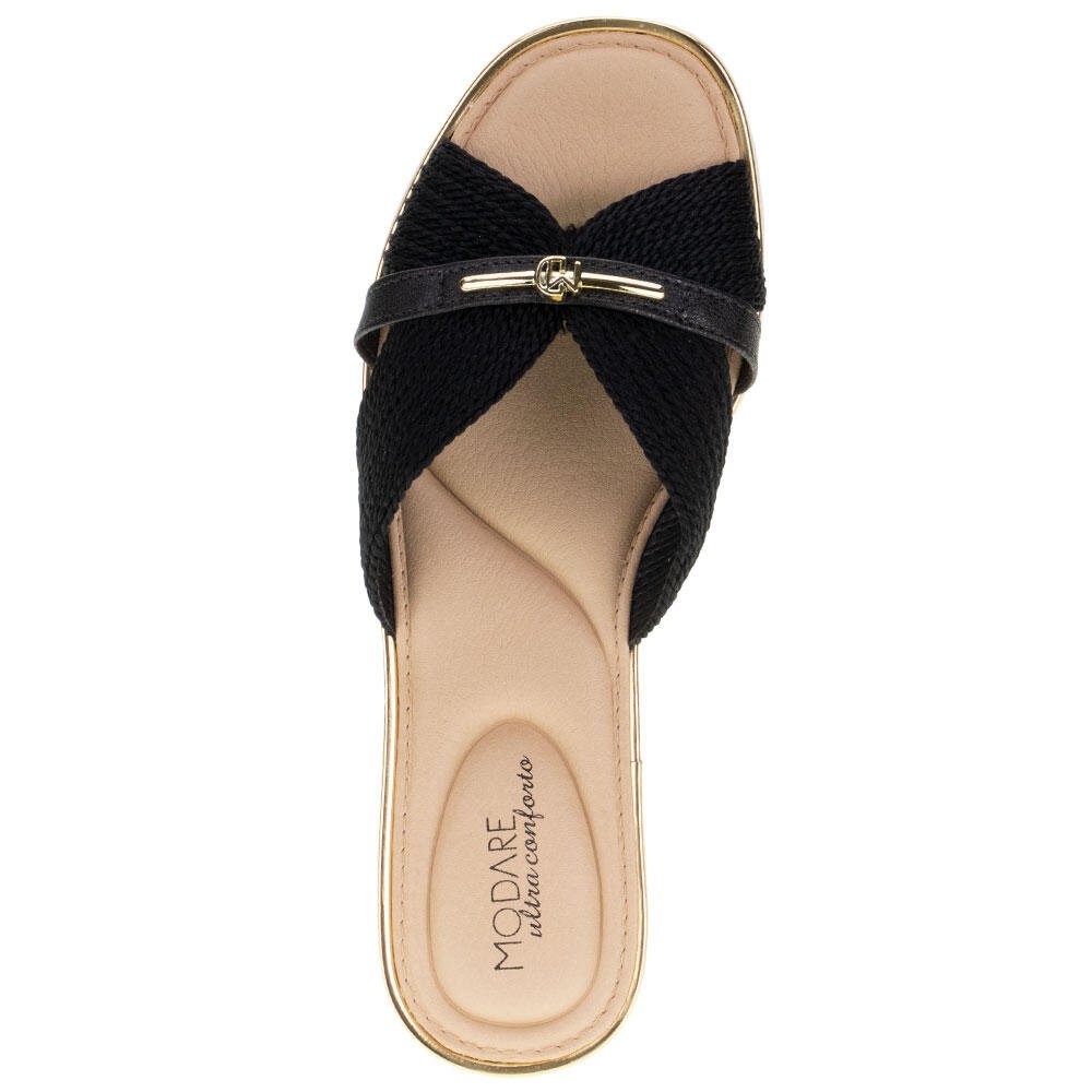 TAMANCO FEMININO FLAT MODARE - 7175111  Preto 5