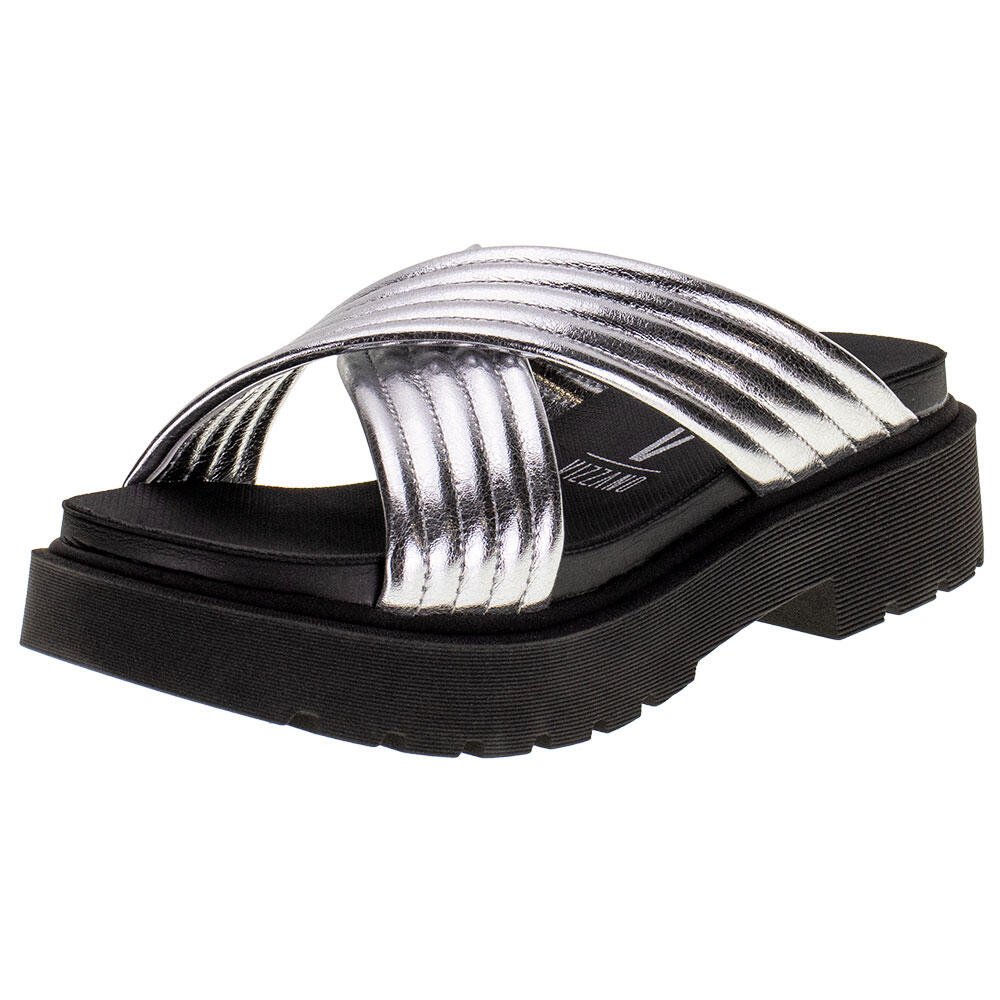 TAMANCO FEMININO SALTO GROSSO VIZZANO - 6499111  Prata 1