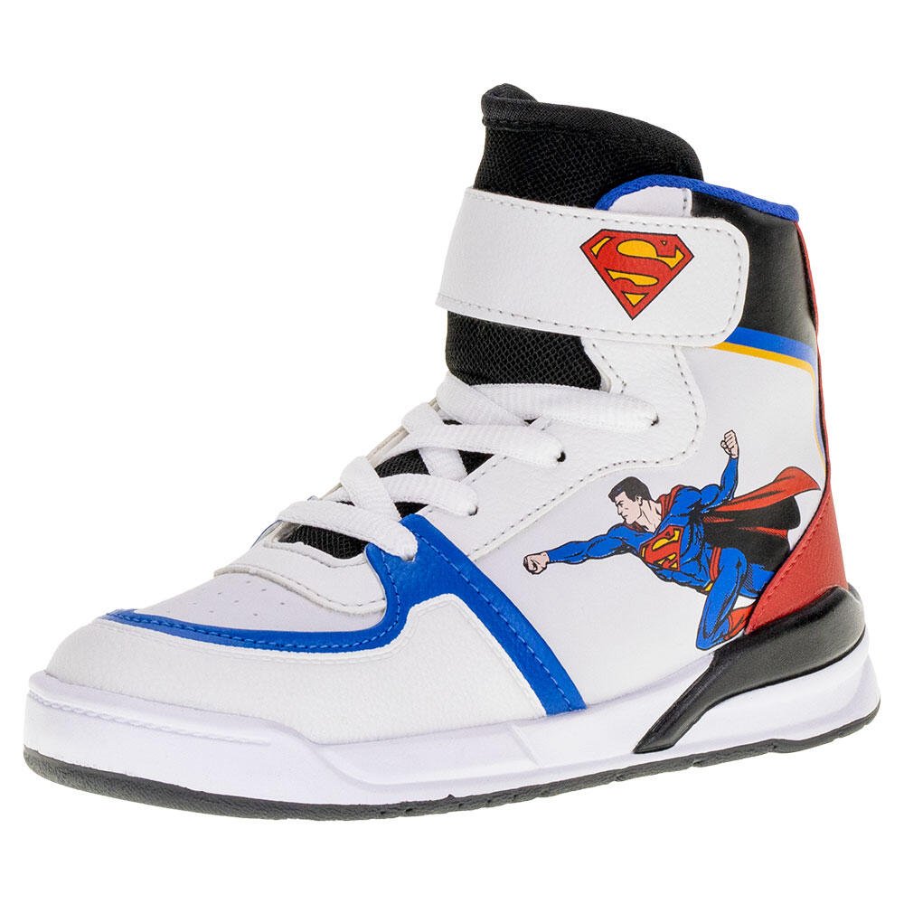 TÊNIS INFANTIL CANO ALTO SUPERMAN VIA VIP - W4008SM  Multicores 1