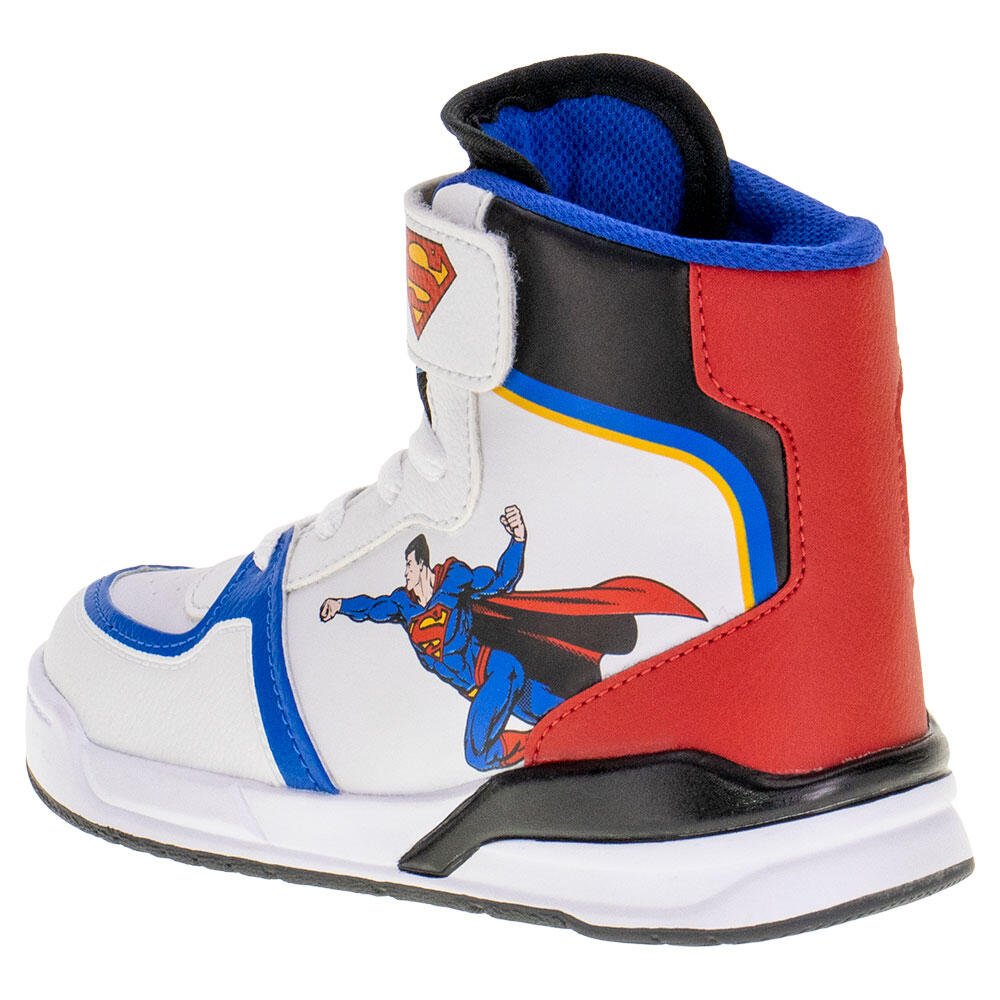 TÊNIS INFANTIL CANO ALTO SUPERMAN VIA VIP - W4008SM  Multicores 3