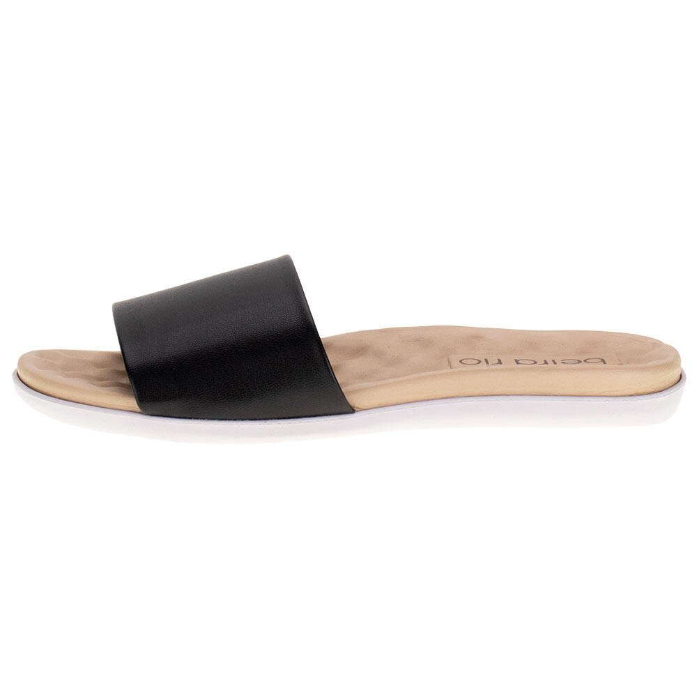 CHINELO FEMININO SLIDE BEIRA RIO - 8360303  Preto 2