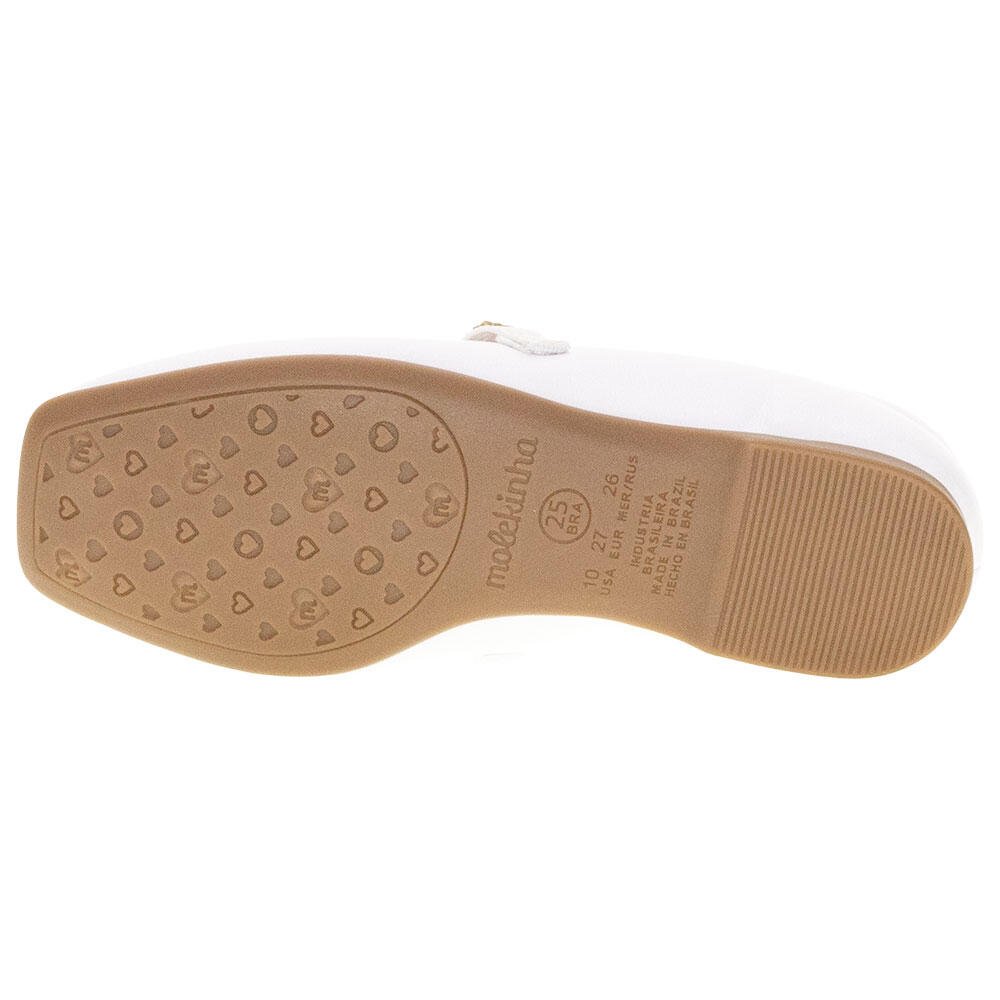 SAPATILHA INFANTIL MOLEKINHA 2548204  Branco 4