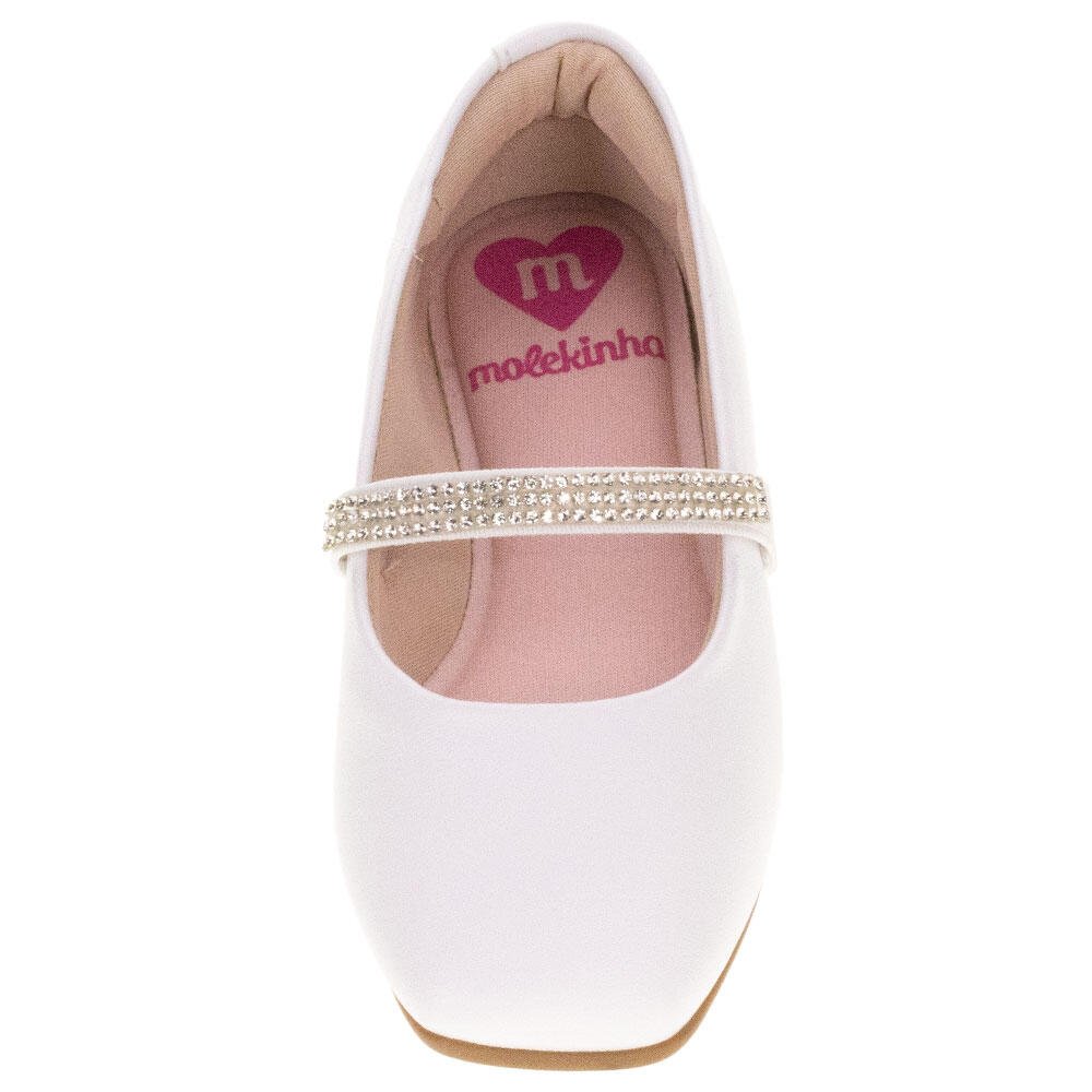 SAPATILHA INFANTIL MOLEKINHA 2548204  Branco 5