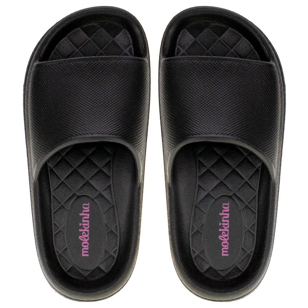 CHINELO INFANTIL SLIDE MOLEKINHA 2338100 Preto 5