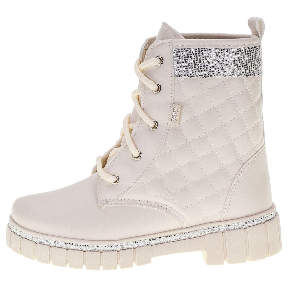 Coturno Nilqi 1510 Feminino Infantil Branco 2