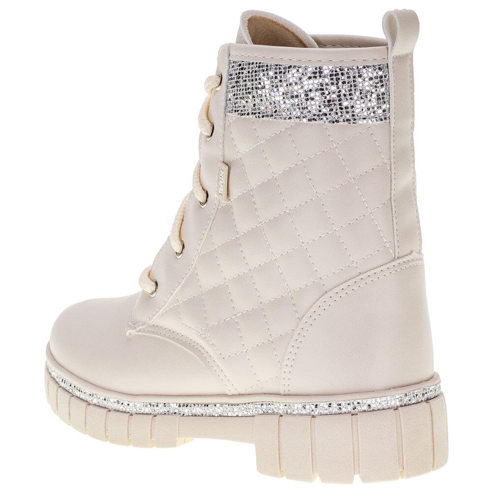 Coturno Nilqi 1510 Feminino Infantil Branco 3