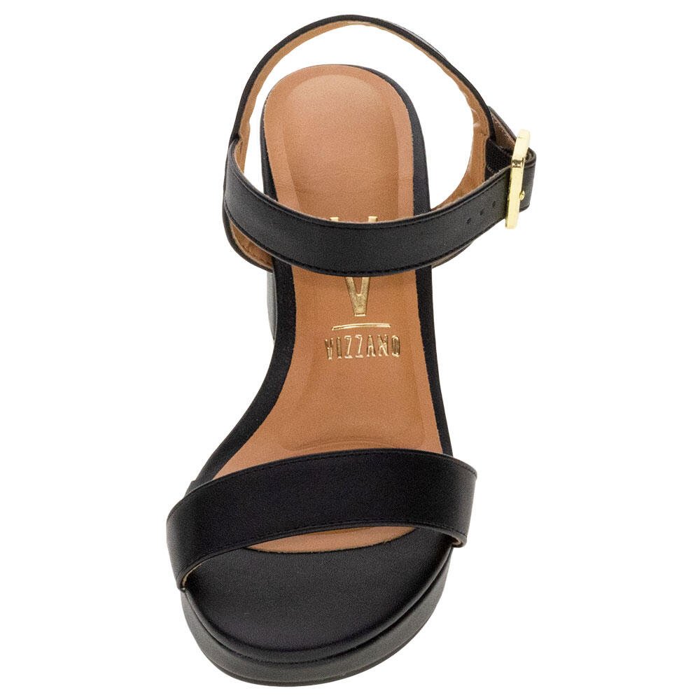SANDÁLIA FEMININA MEIA PATA VIZZANO 6425110 Preto 5