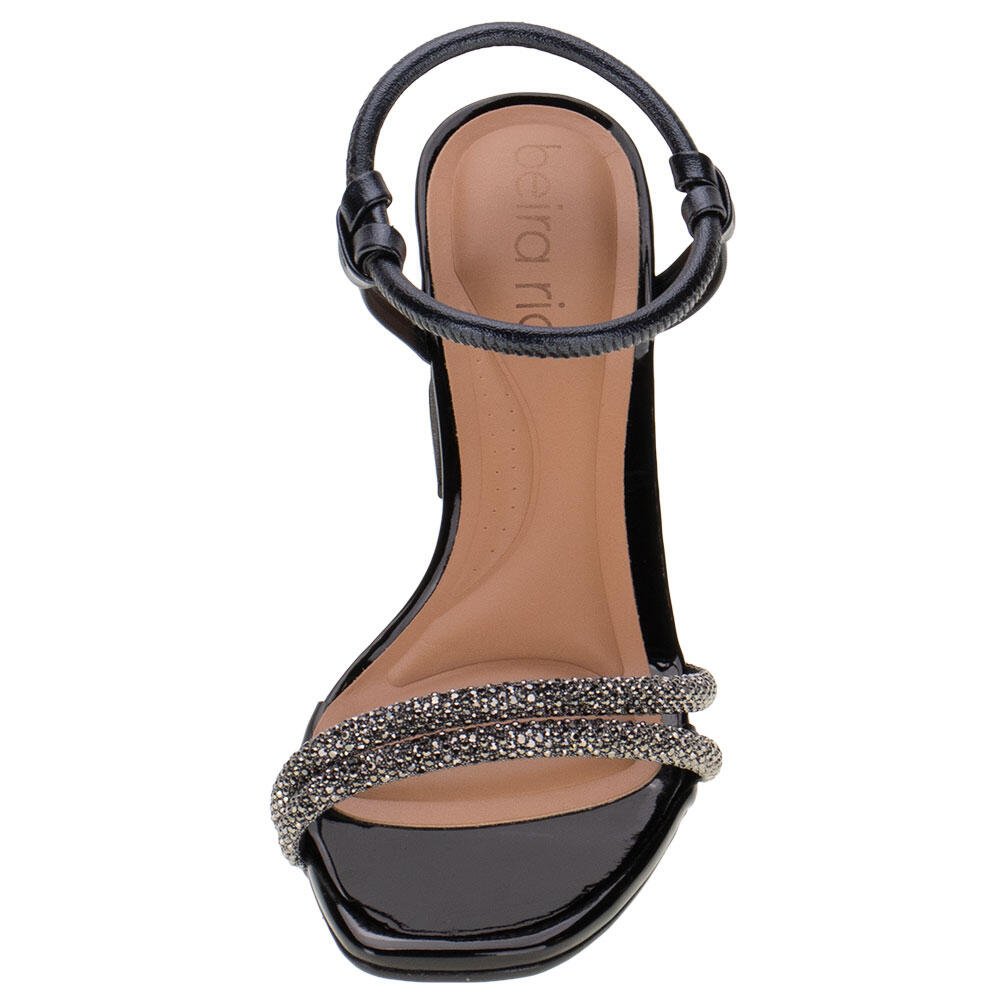 SANDÁLIA FEMININA SALTO GROSSO BEIRA RIO - 8436213 Preto 5