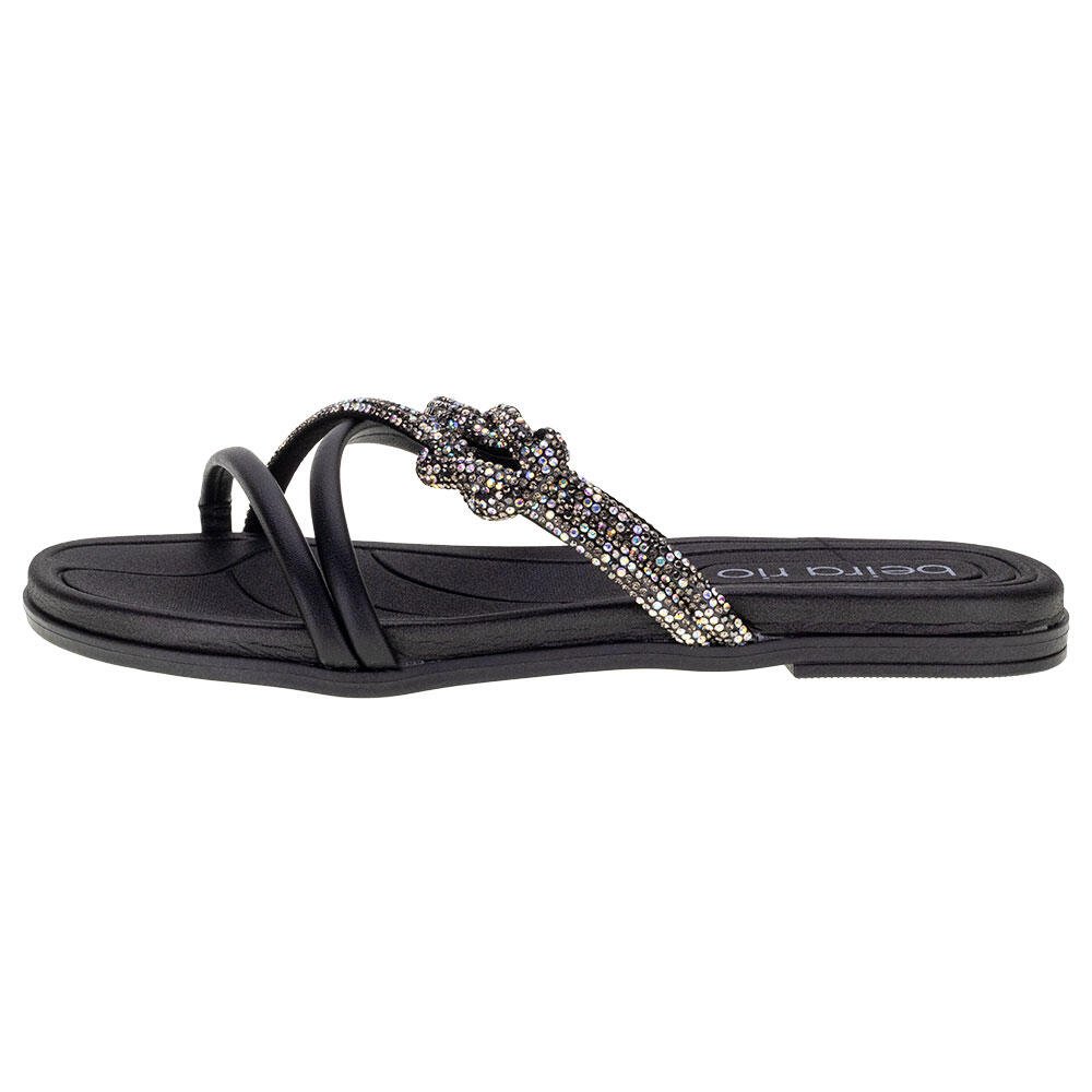TAMANCO FEMININO FLAT BEIRA RIO 8507112 Preto 2