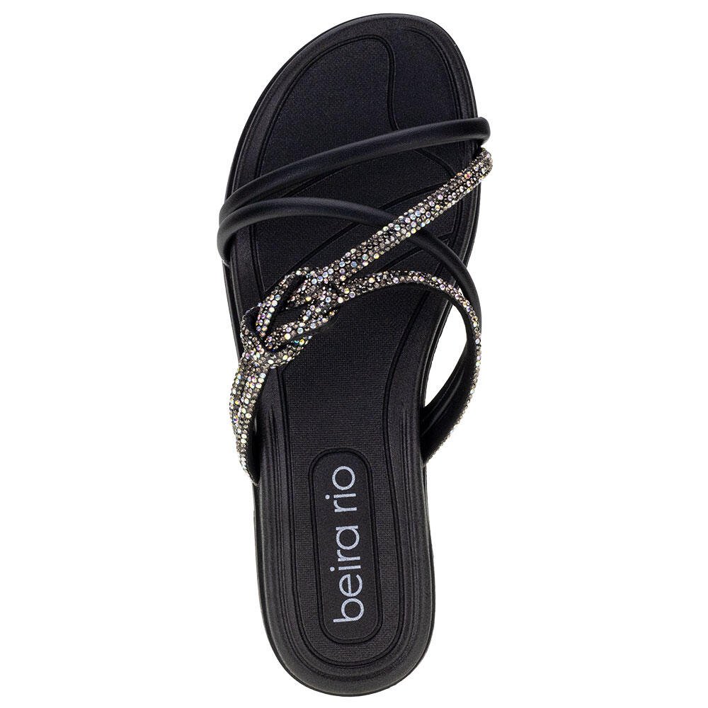 TAMANCO FEMININO FLAT BEIRA RIO 8507112 Preto 5