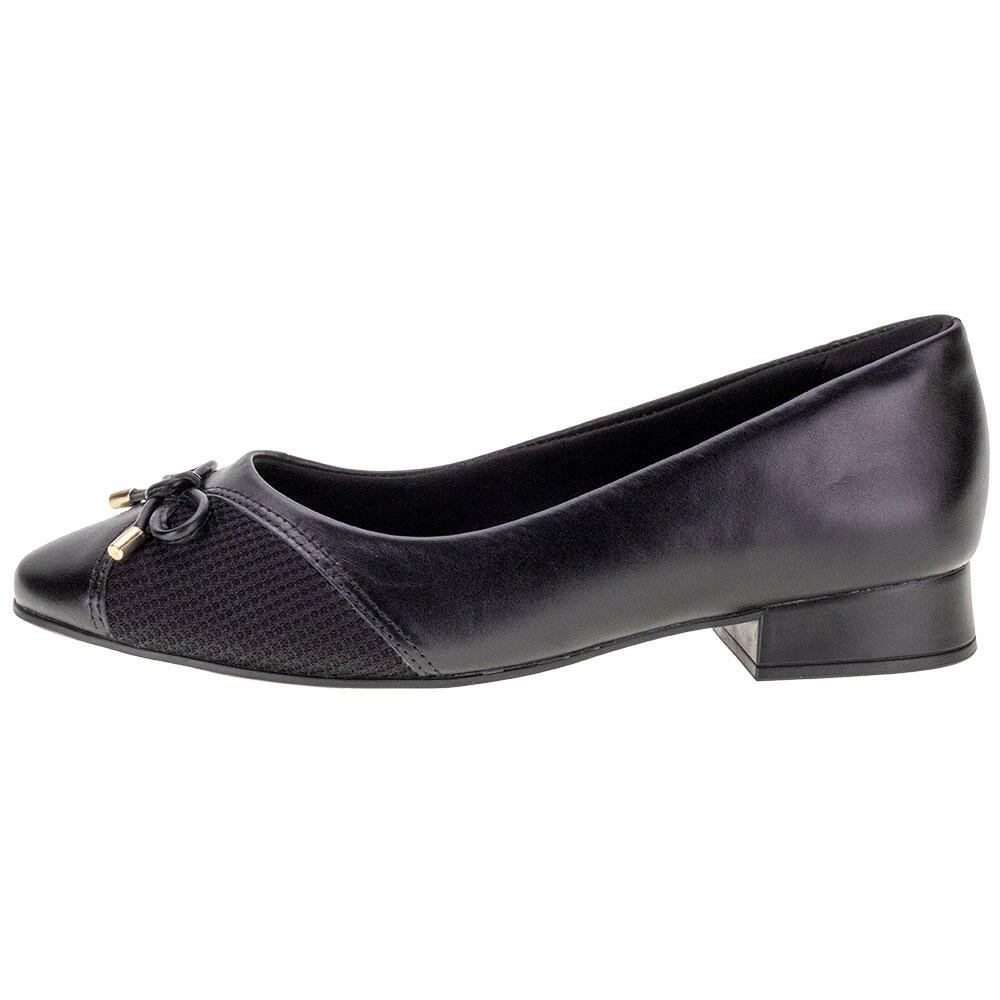 Sapato Casual Comfortflex 2482303 Feminino 2859 Preto 2