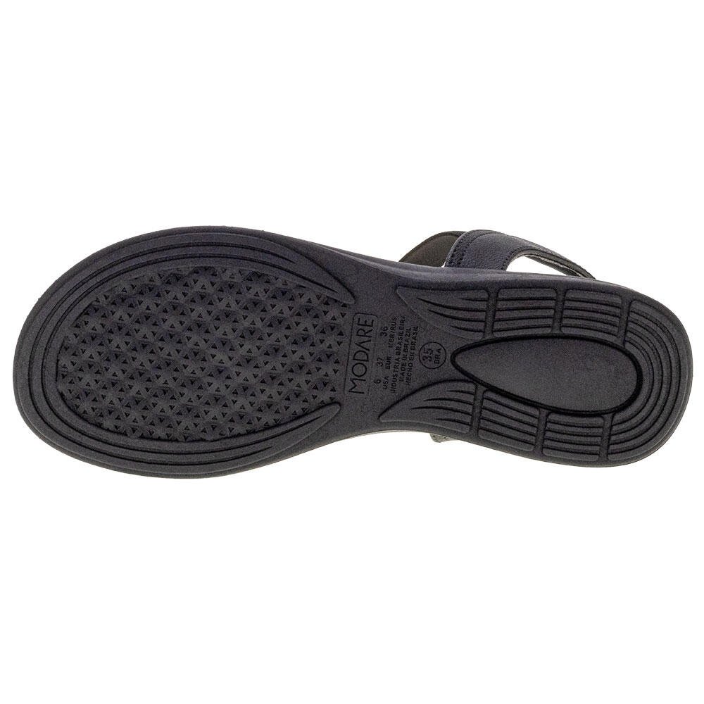SANDÁLIA FEMININA FLAT MODARE 7174109  Preto 4