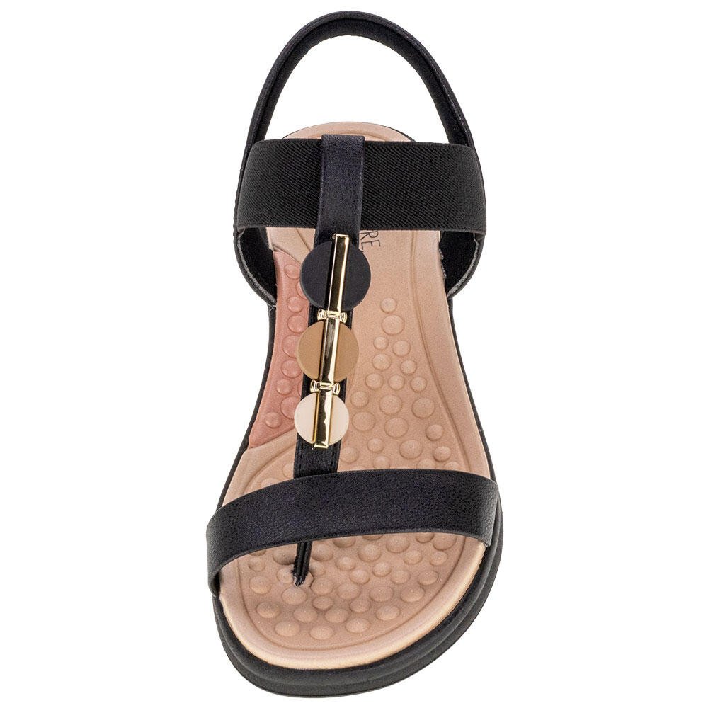 SANDÁLIA FEMININA FLAT MODARE 7174109  Preto 5