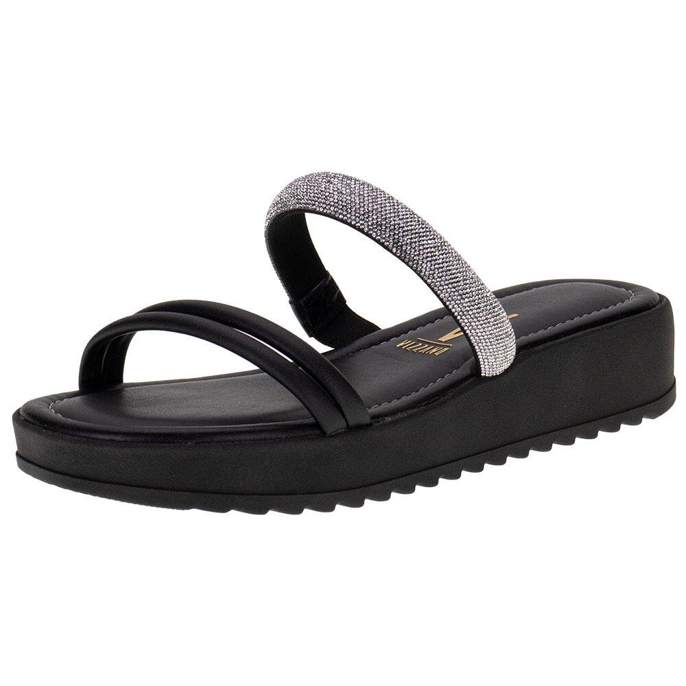 Tamanco Vizzano FLAT 6492310 Preto 1