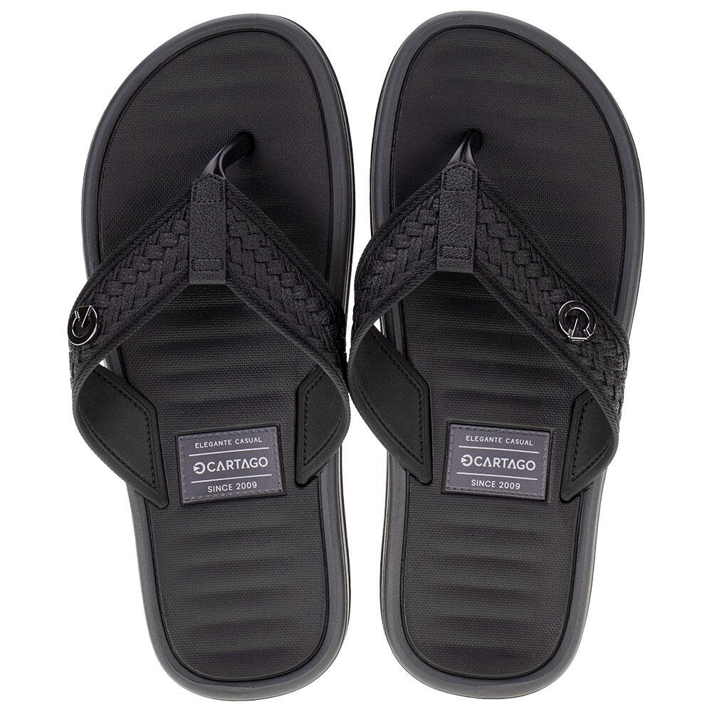 CHINELO MASCULINO COIMBRA II CARTAGO 12285 Preto 1