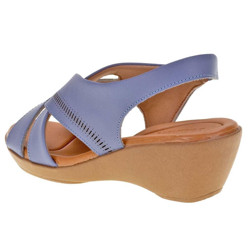 SANDÁLIA FEMININA ANABELA USAFLEX AI0206  Azul 3