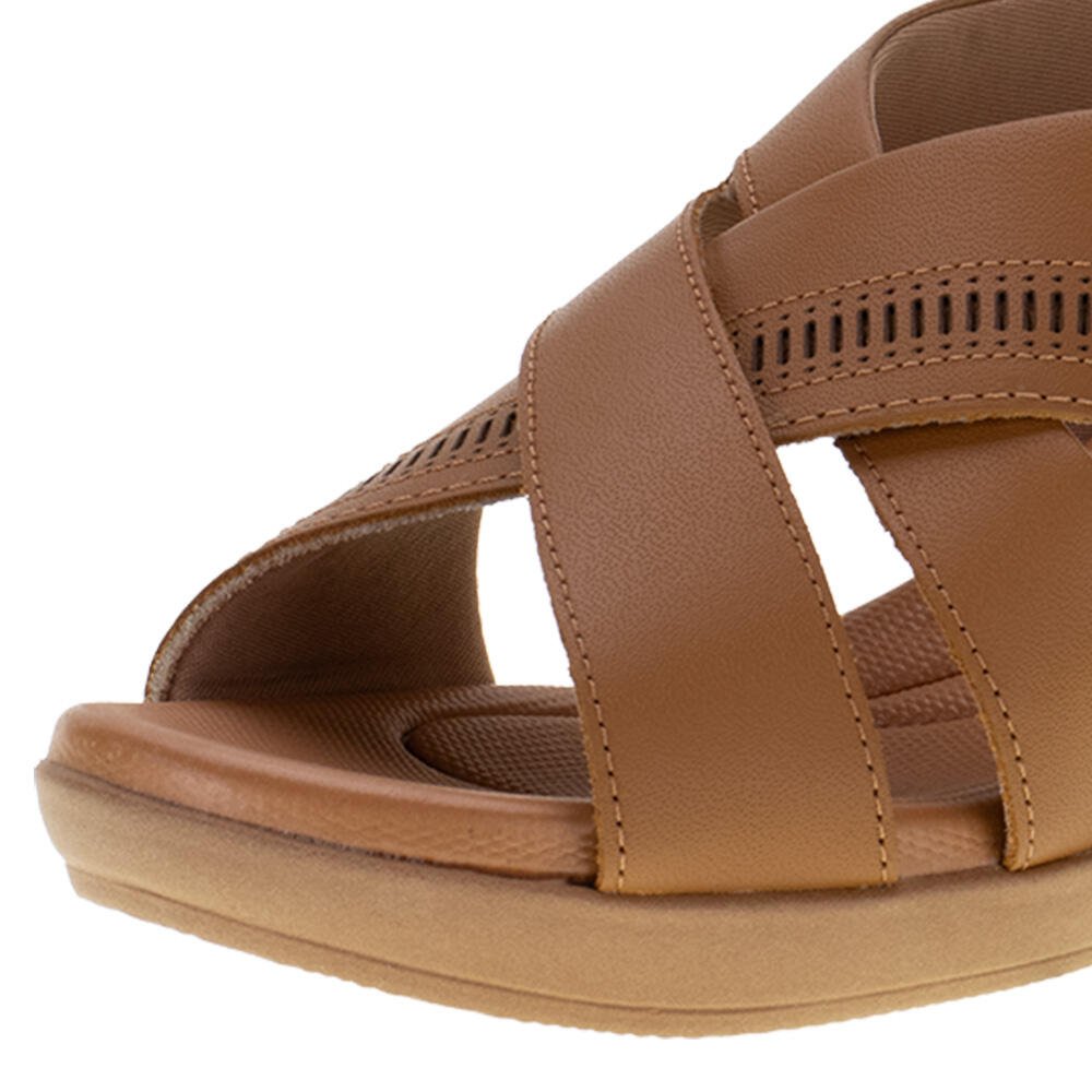 SANDÁLIA FEMININA ANABELA USAFLEX AI0206  Bege 5