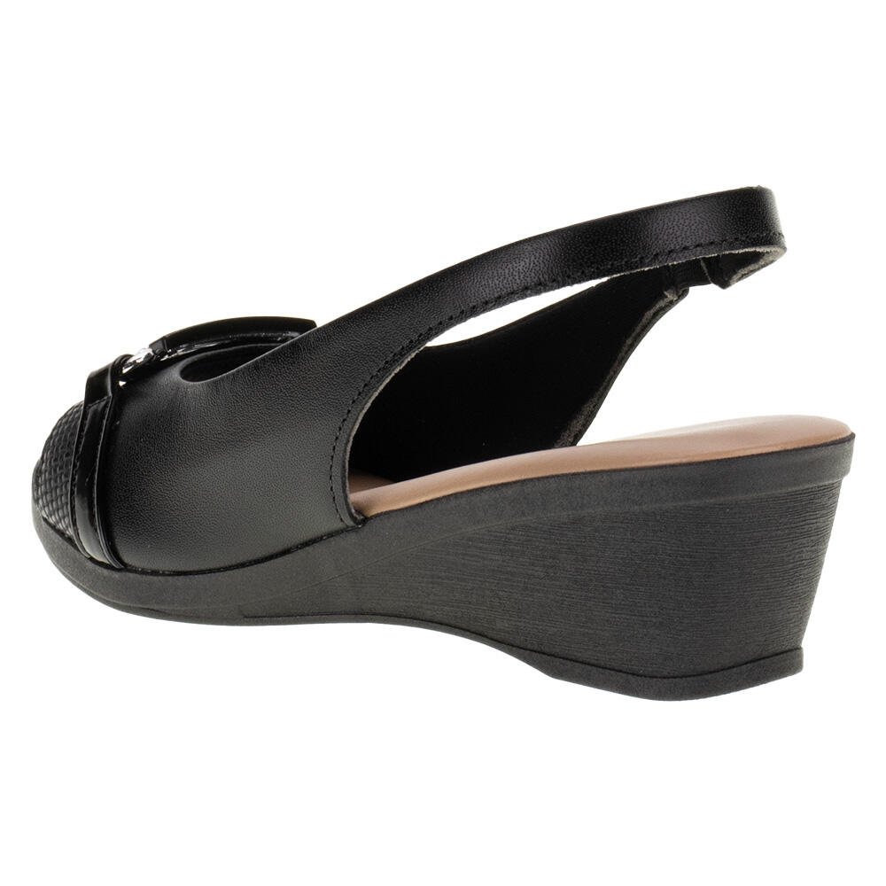 SANDÁLIA FEMININA ANABELA USAFLEX MM0902  Preto 3
