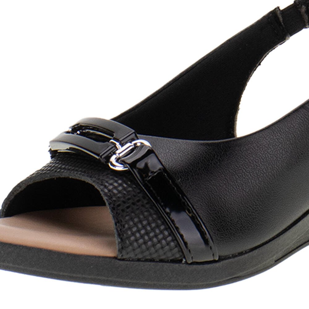SANDÁLIA FEMININA ANABELA USAFLEX MM0902  Preto 4