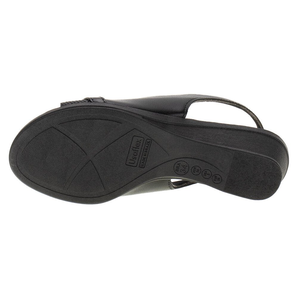 SANDÁLIA FEMININA ANABELA USAFLEX MM0902  Preto 5