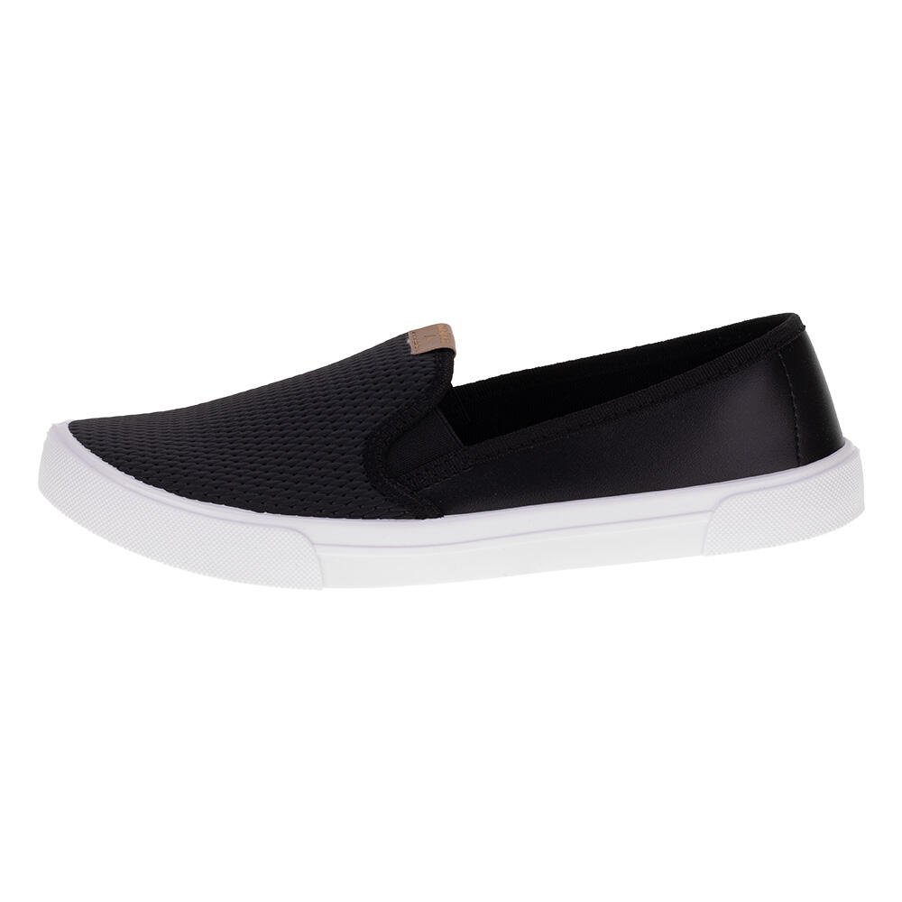 TÊNIS FEMININO SLIP ON MOLECA 5296530 Preto 2