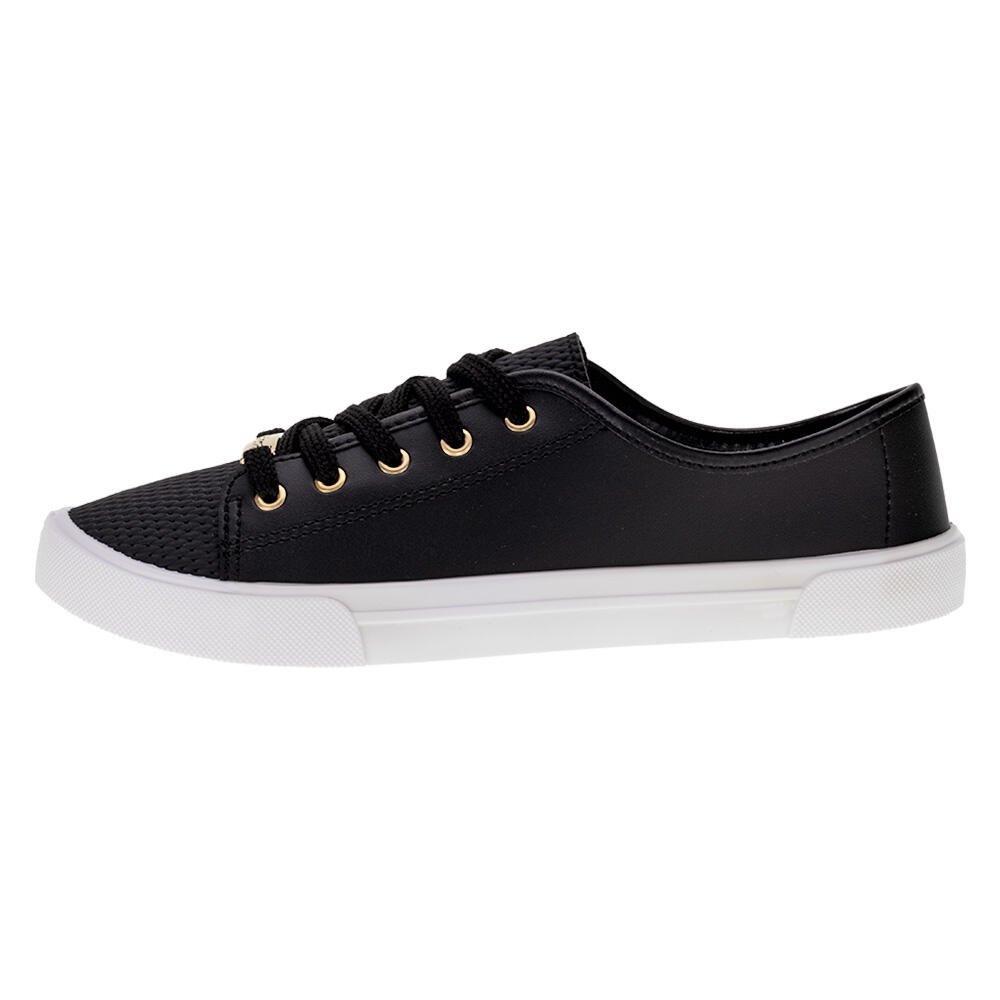 TÊNIS FEMININO CASUAL MOLECA 5296510 Preto 2