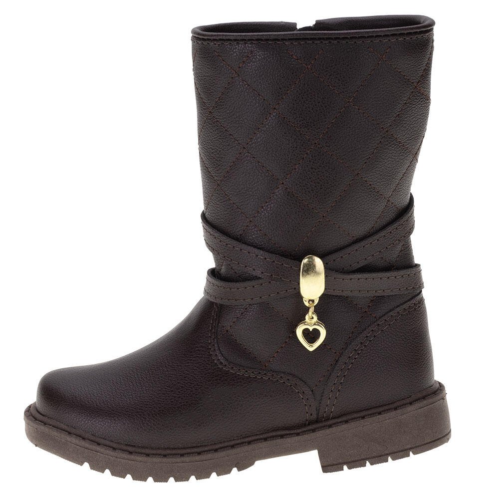 BOTA INFANTIL LILY KIDS 15097 Café 2