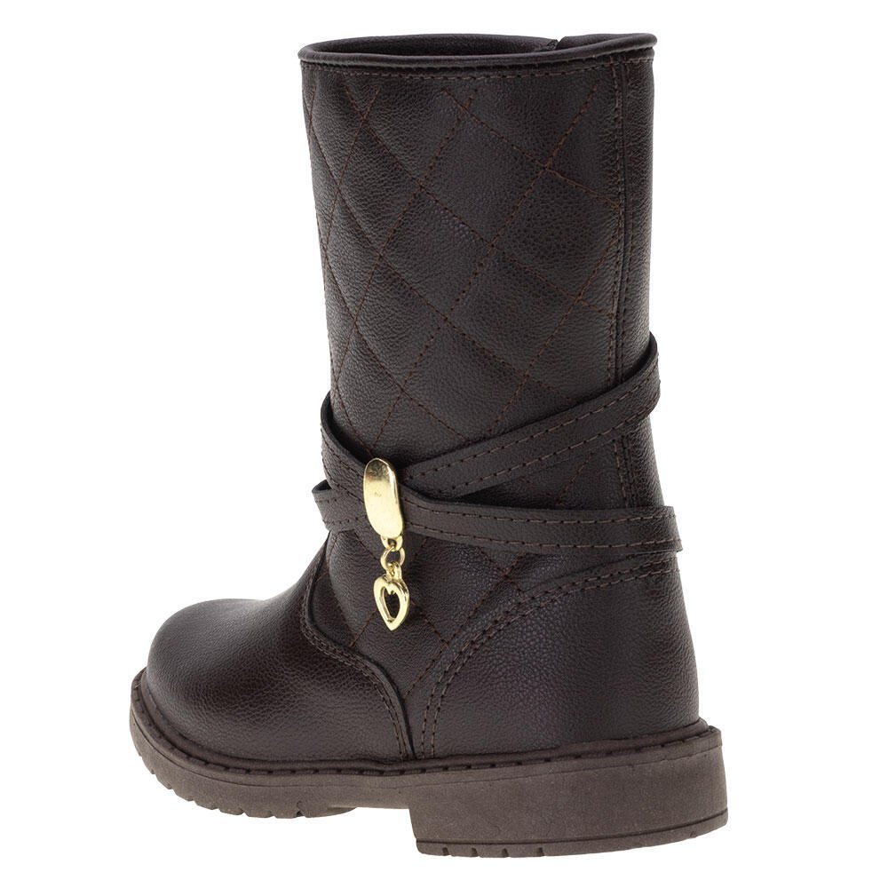 BOTA INFANTIL LILY KIDS 15097 Café 3