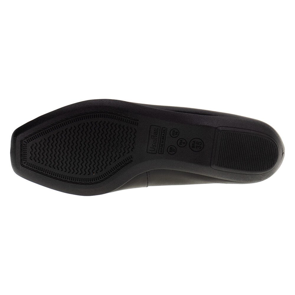 SAPATILHA FEMININA FLAT USAFLEX AI1406  Preto 5
