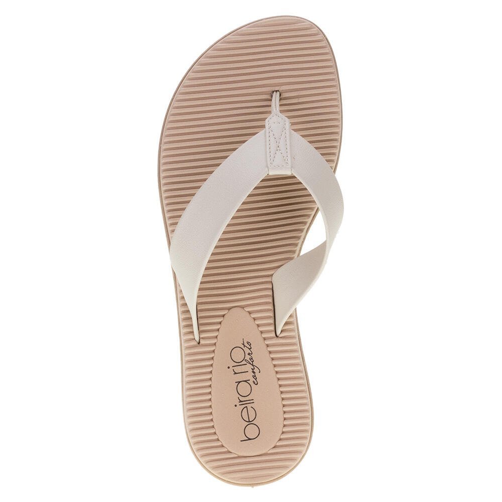 TAMANCO FEMININO FLAT BEIRA RIO 8395200 Bege 3