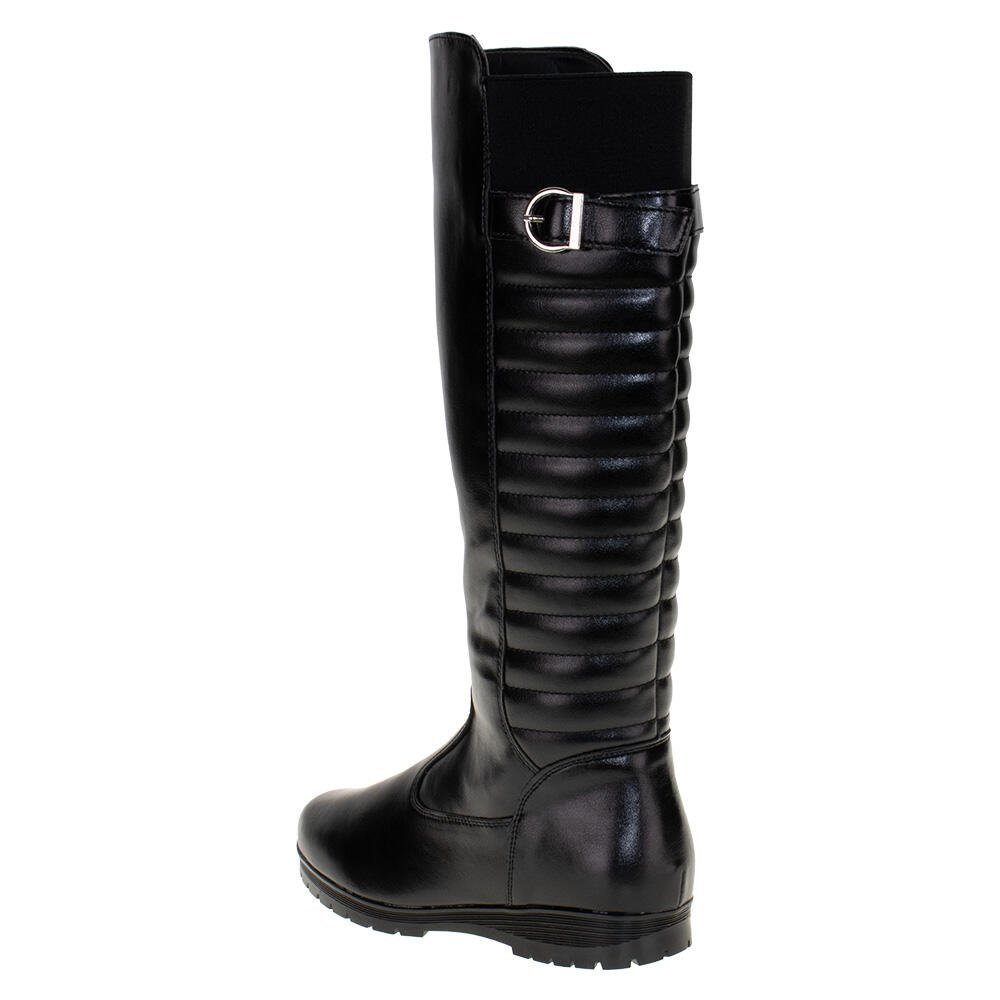 BOTA FEMININA CANO ALTO MOONCITY 71125 Preto 2