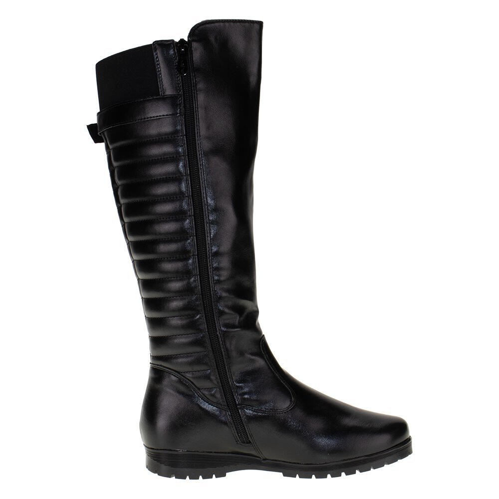 BOTA FEMININA CANO ALTO MOONCITY 71125 Preto 3