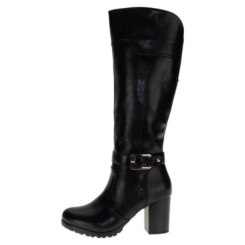 BOTA FEMININA CANO ALTO MOONCITY 73133  Preto 2