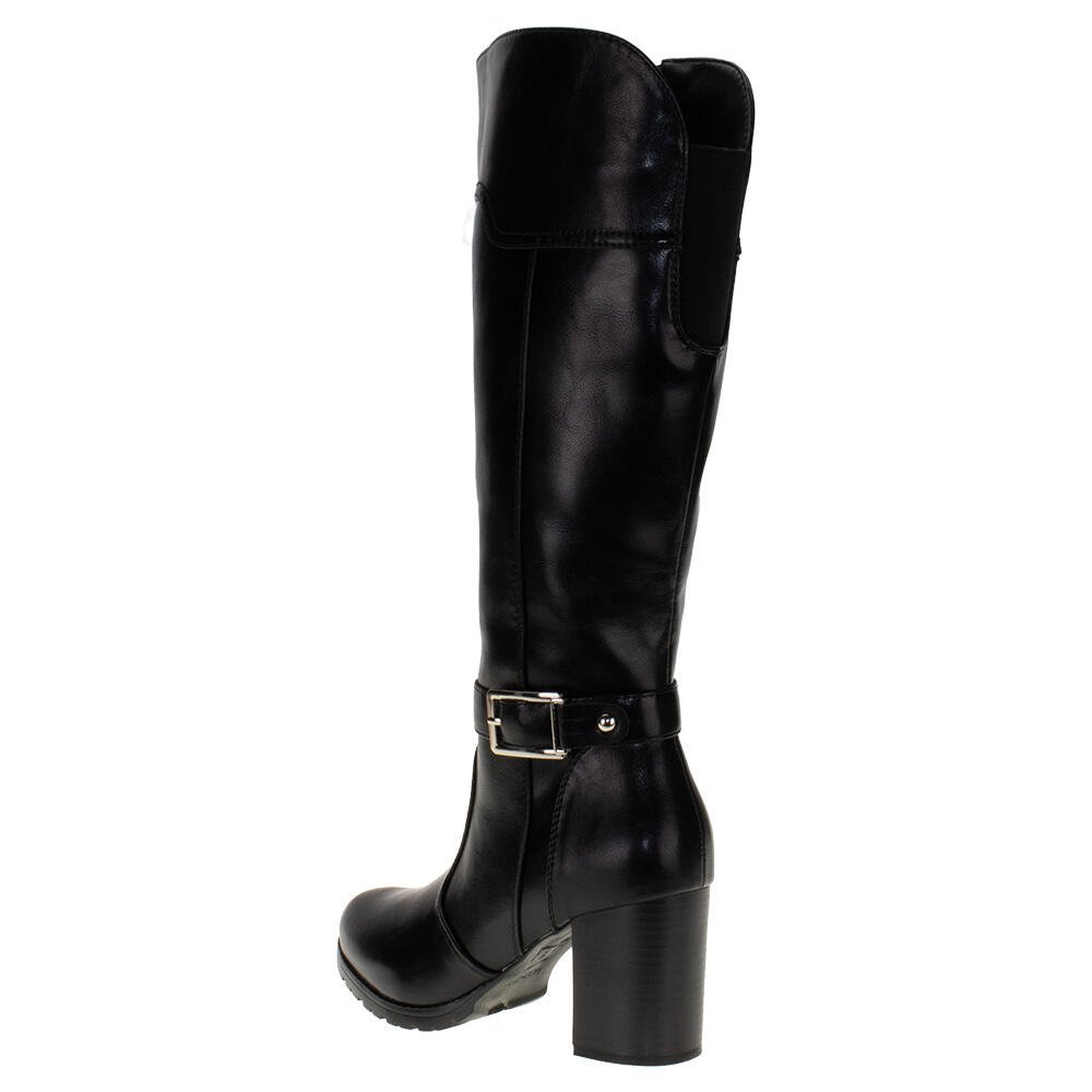 BOTA FEMININA CANO ALTO MOONCITY 73133  Preto 3