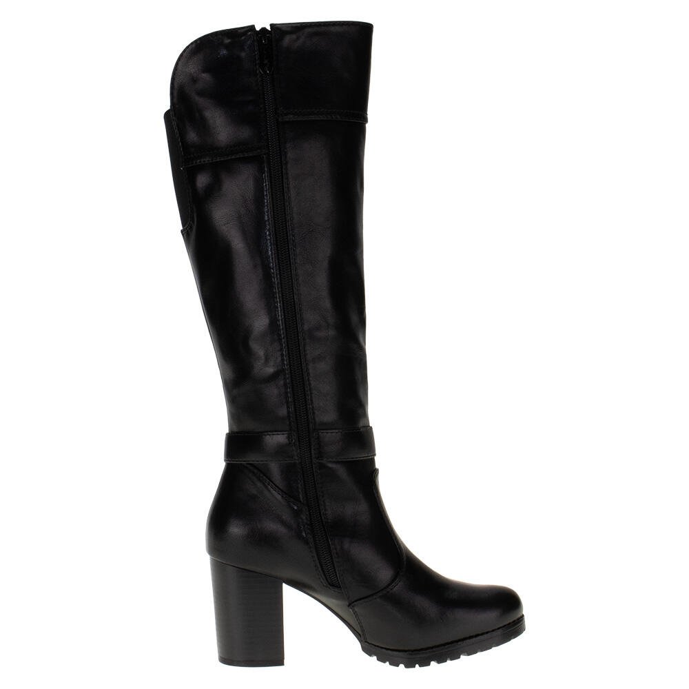 BOTA FEMININA CANO ALTO MOONCITY 73133  Preto 4