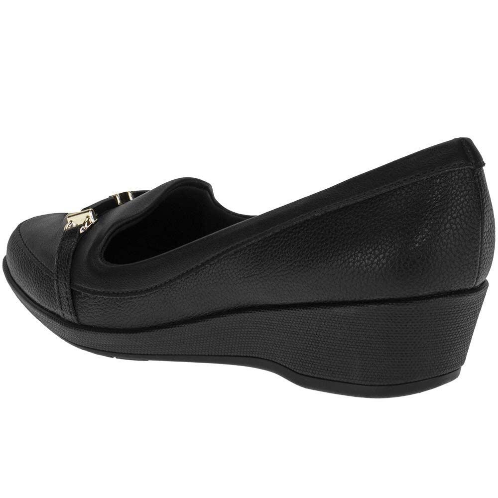 SAPATO FEMININO ANABELA PICCADILLY 143215  Preto 3