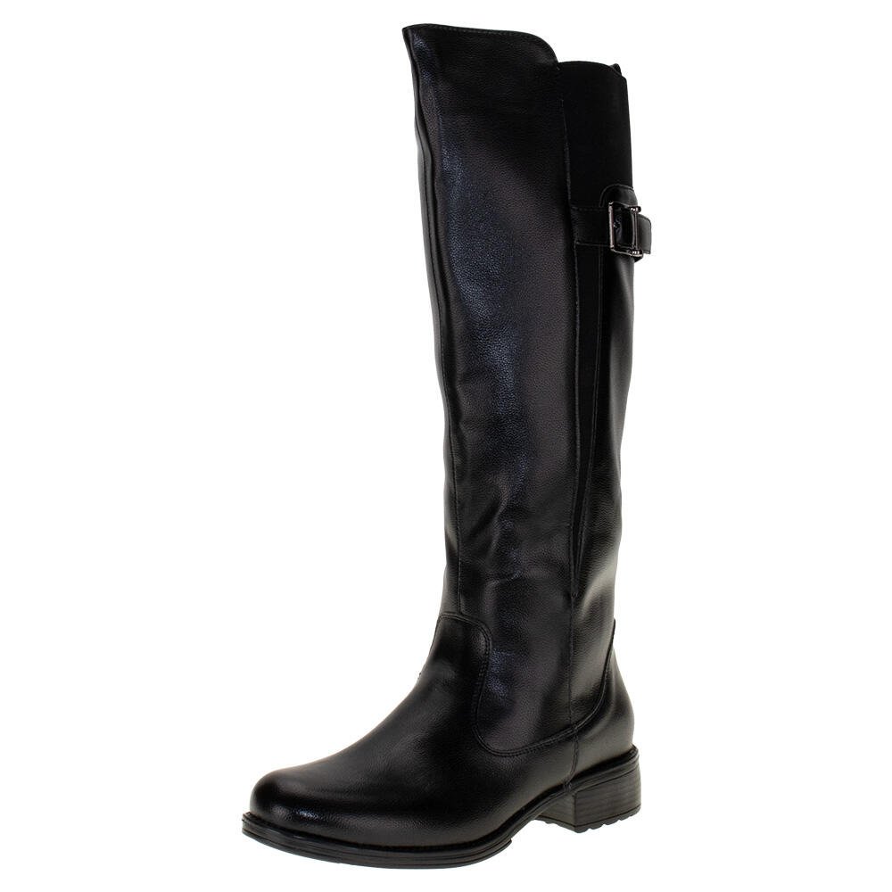 BOTA FEMININA CANO ALTO MOONCITY 72114  Preto 1