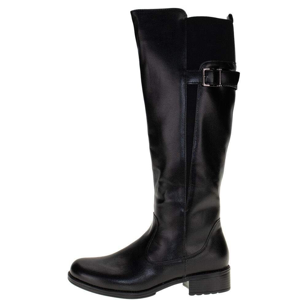 BOTA FEMININA CANO ALTO MOONCITY 72114  Preto 2