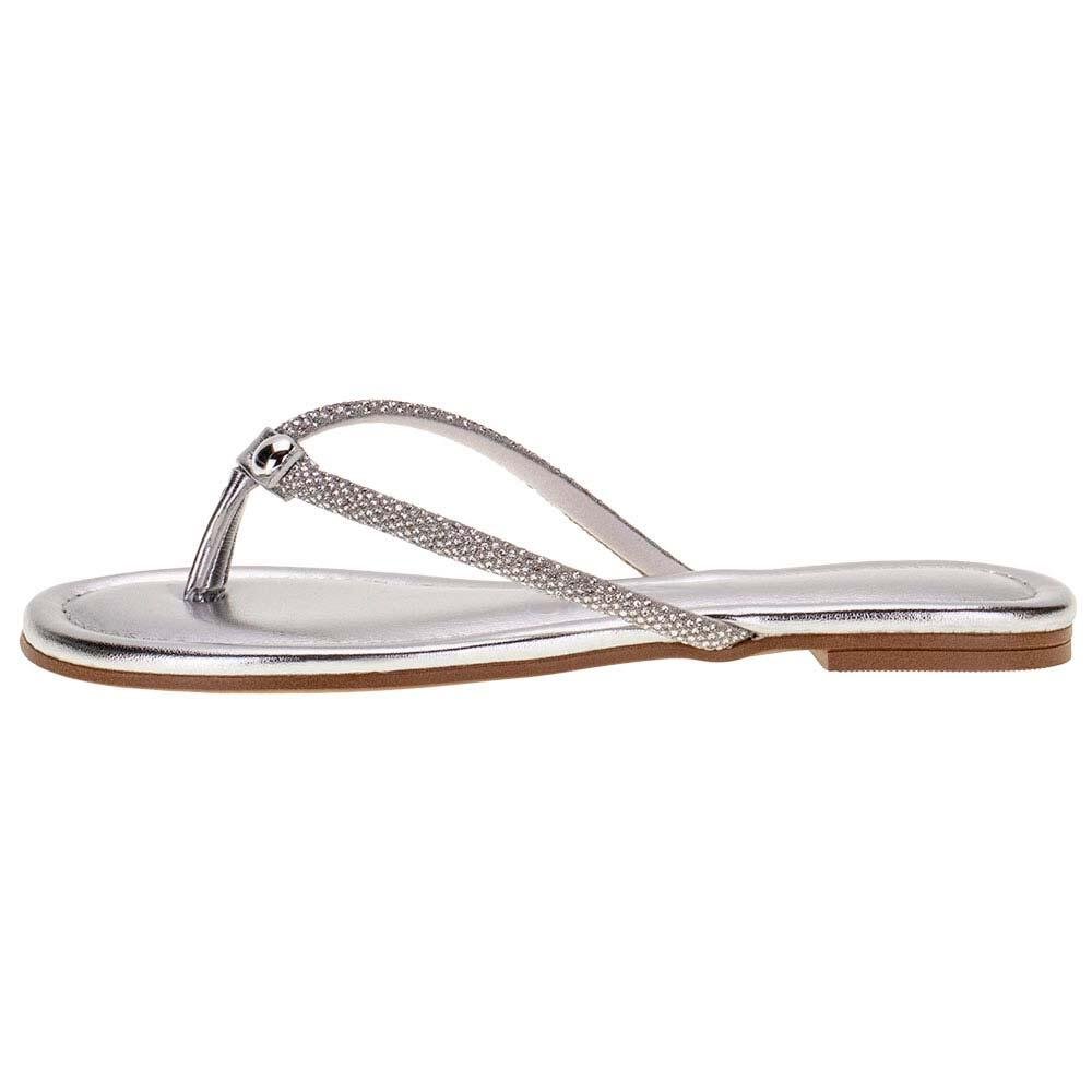 TAMANCO FEMININO FLAT VIZZANO 62351699  Prata 2