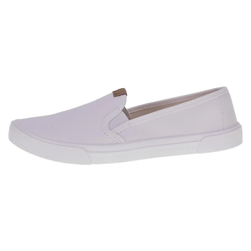 TÊNIS FEMININO SLIP ON MOLECA 5296530  Branco 2