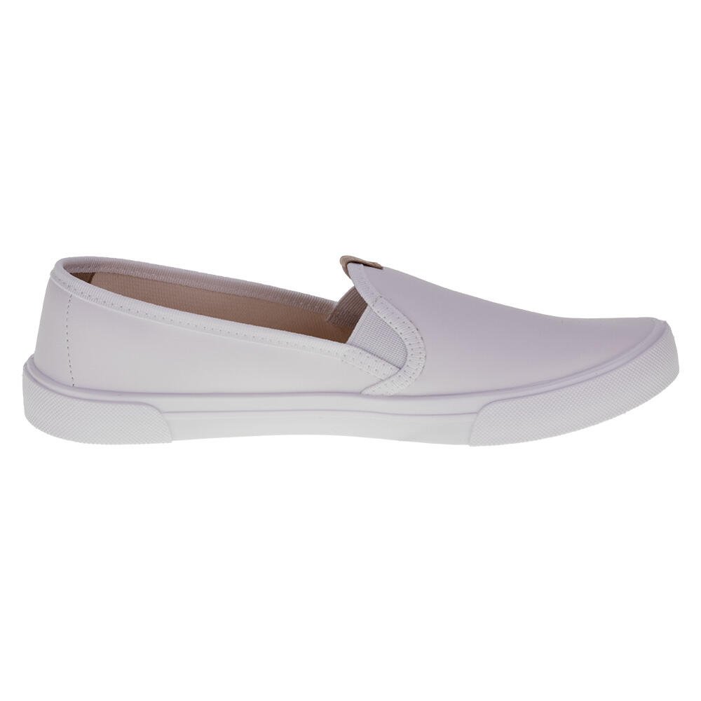 TÊNIS FEMININO SLIP ON MOLECA 5296530  Branco 4