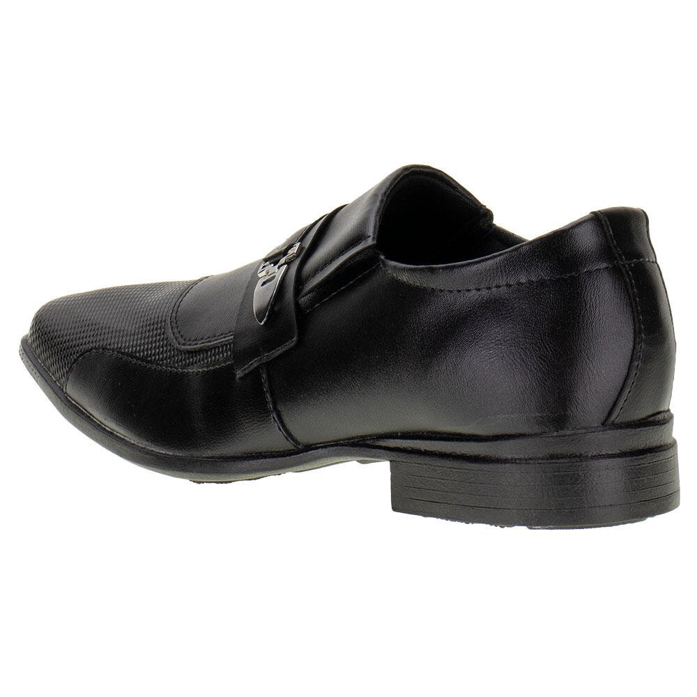 SAPATO MASCULINO SOCIAL MAIS LEVE 608  Preto 3