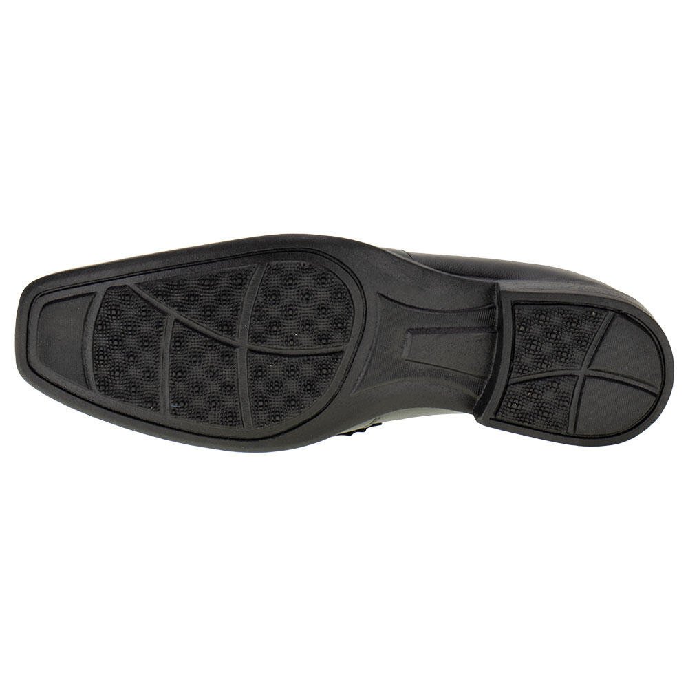 SAPATO MASCULINO SOCIAL MAIS LEVE 608  Preto 4