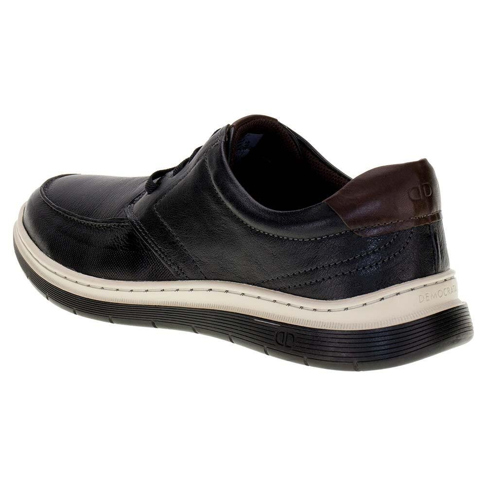 SAPATÊNIS MASCULINO LEAVE DEMOCRATA 245202 Preto 3
