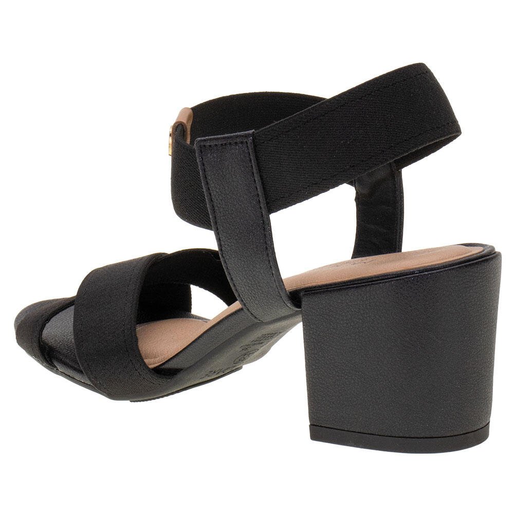 SANDÁLIA FEMININA SALTO GROSSO MODARE 7109468  Preto 3